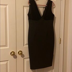 Calvin Klein Black dress with velvet sz 14